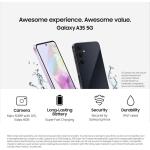Awesome Lilac SAMSUNG Galaxy A35 5G A Series Cell Phone, 128GB Unlocked Android Smartphone US Version, 2024 (Used)